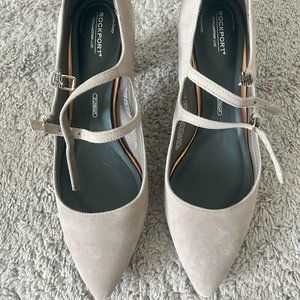 Rockport Total Motion Violina Mary Jane Luxe Pump: Pebble Suede